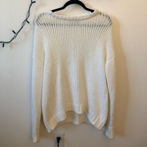 WHITE LOFT SWEATER